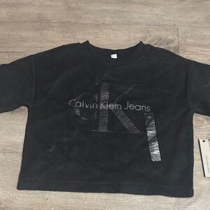 Calvin Klein Black Sweatshirt with Logo